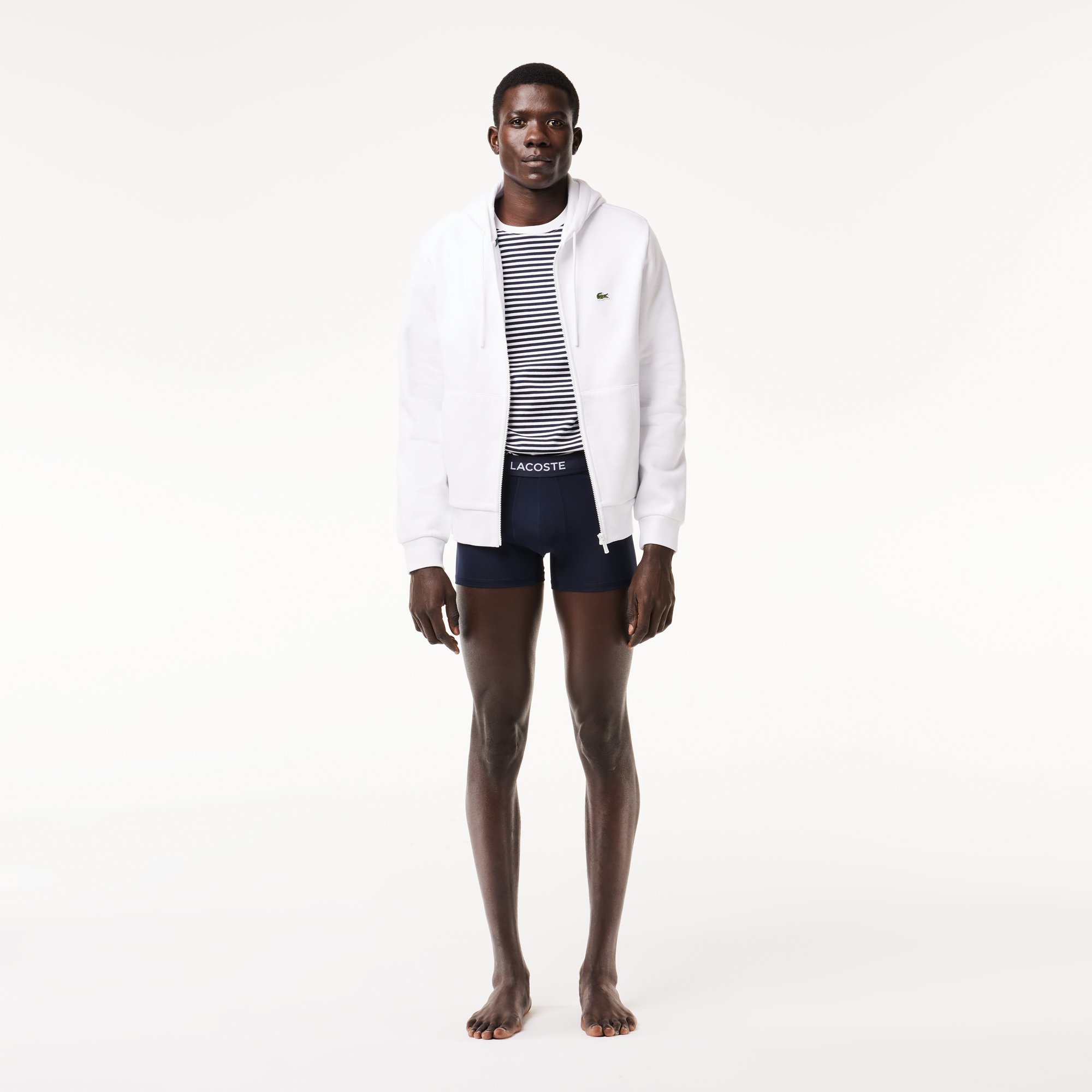 Bộ 3 Quần Lót Boxer Lacoste Nam Chất Liệu Microfiber