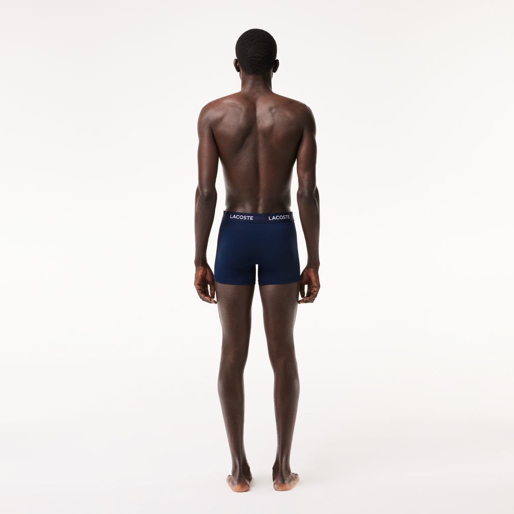 Bộ 3 Quần Lót Boxer Lacoste Nam Chất Liệu Microfiber
