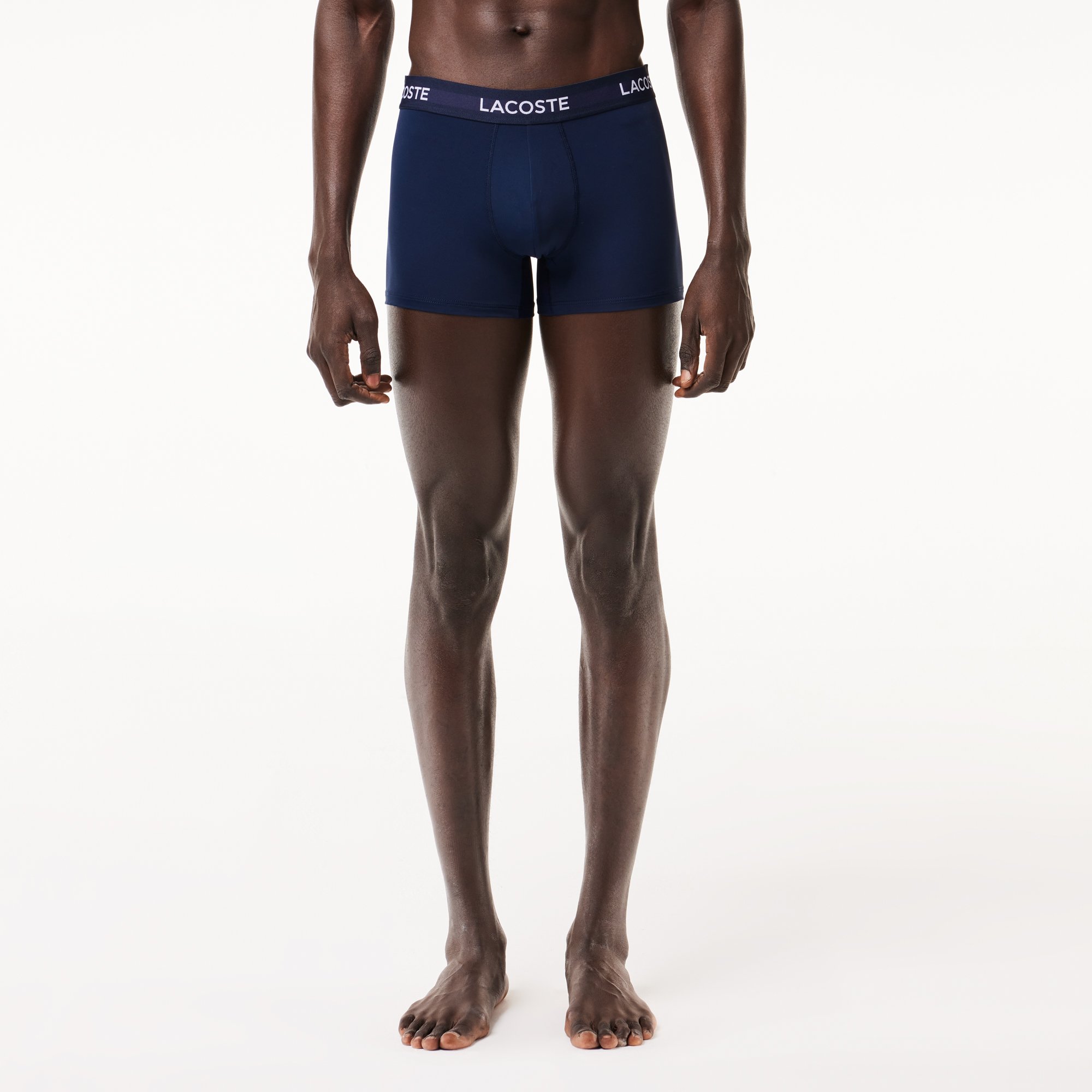 Bộ 3 Quần Lót Boxer Lacoste Nam Chất Liệu Microfiber