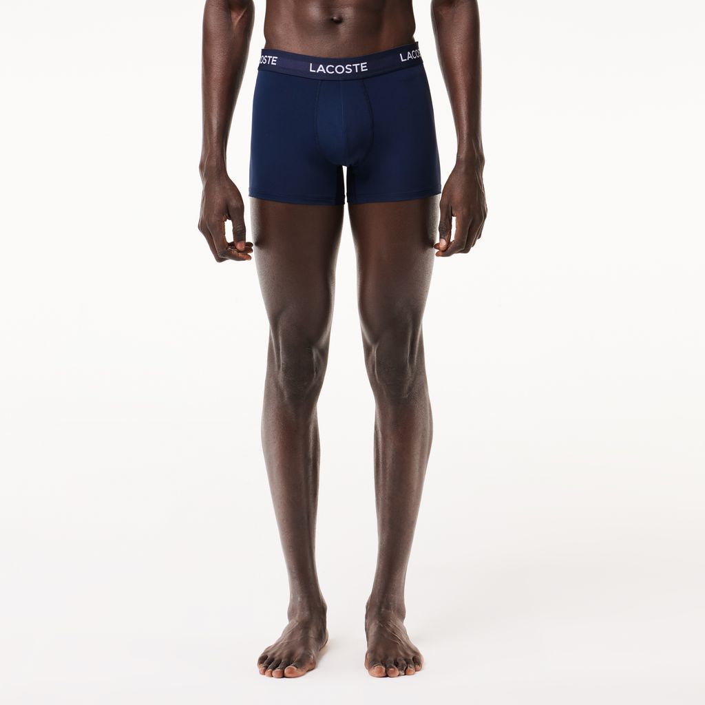 Bộ 3 Quần Lót Boxer Lacoste Nam Chất Liệu Microfiber