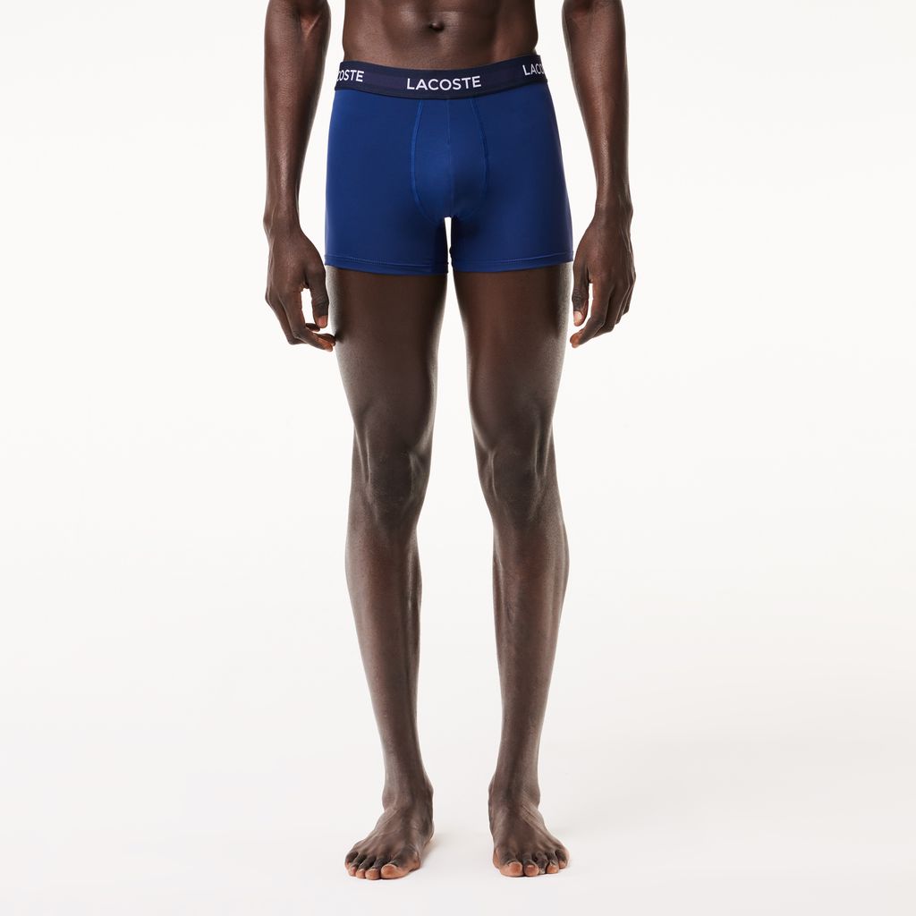 Bộ 3 Quần Lót Boxer Lacoste Nam Chất Liệu Microfiber