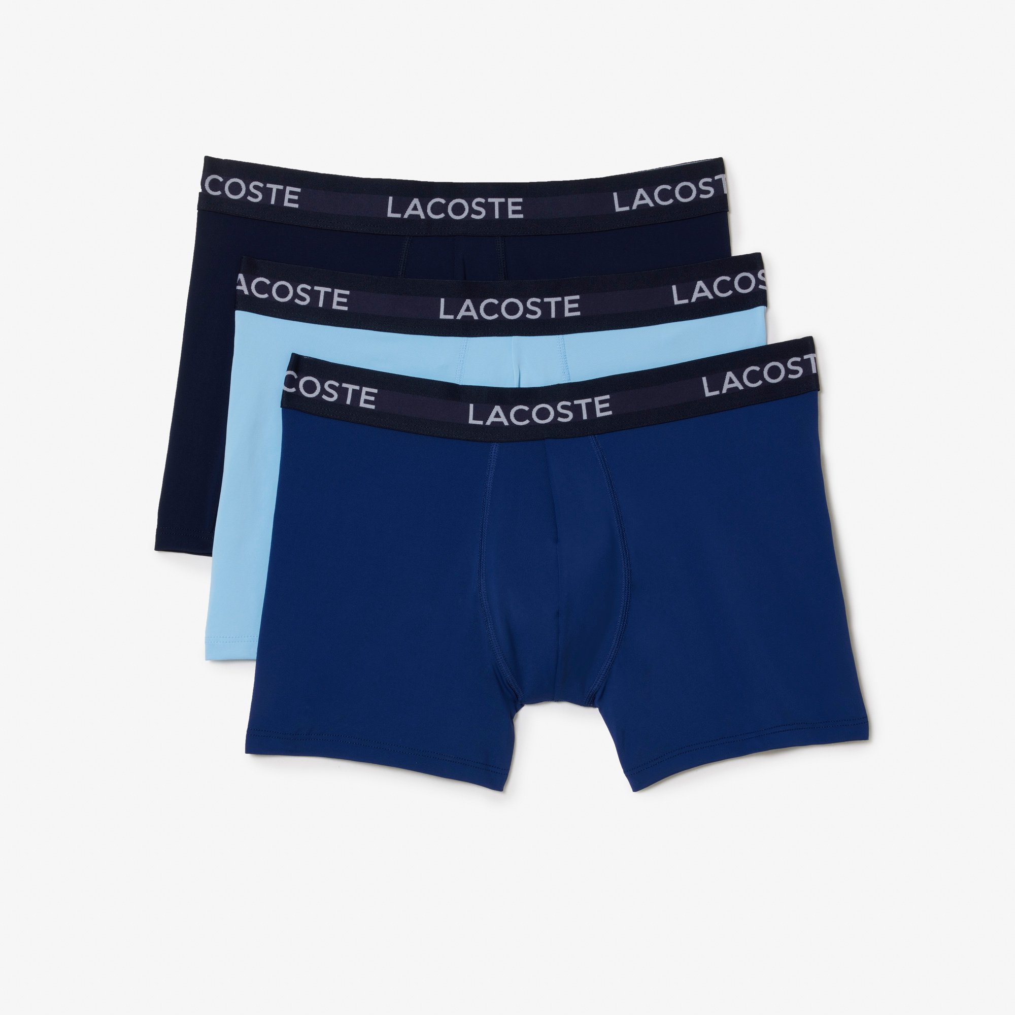 Bộ 3 Quần Lót Boxer Lacoste Nam Chất Liệu Microfiber