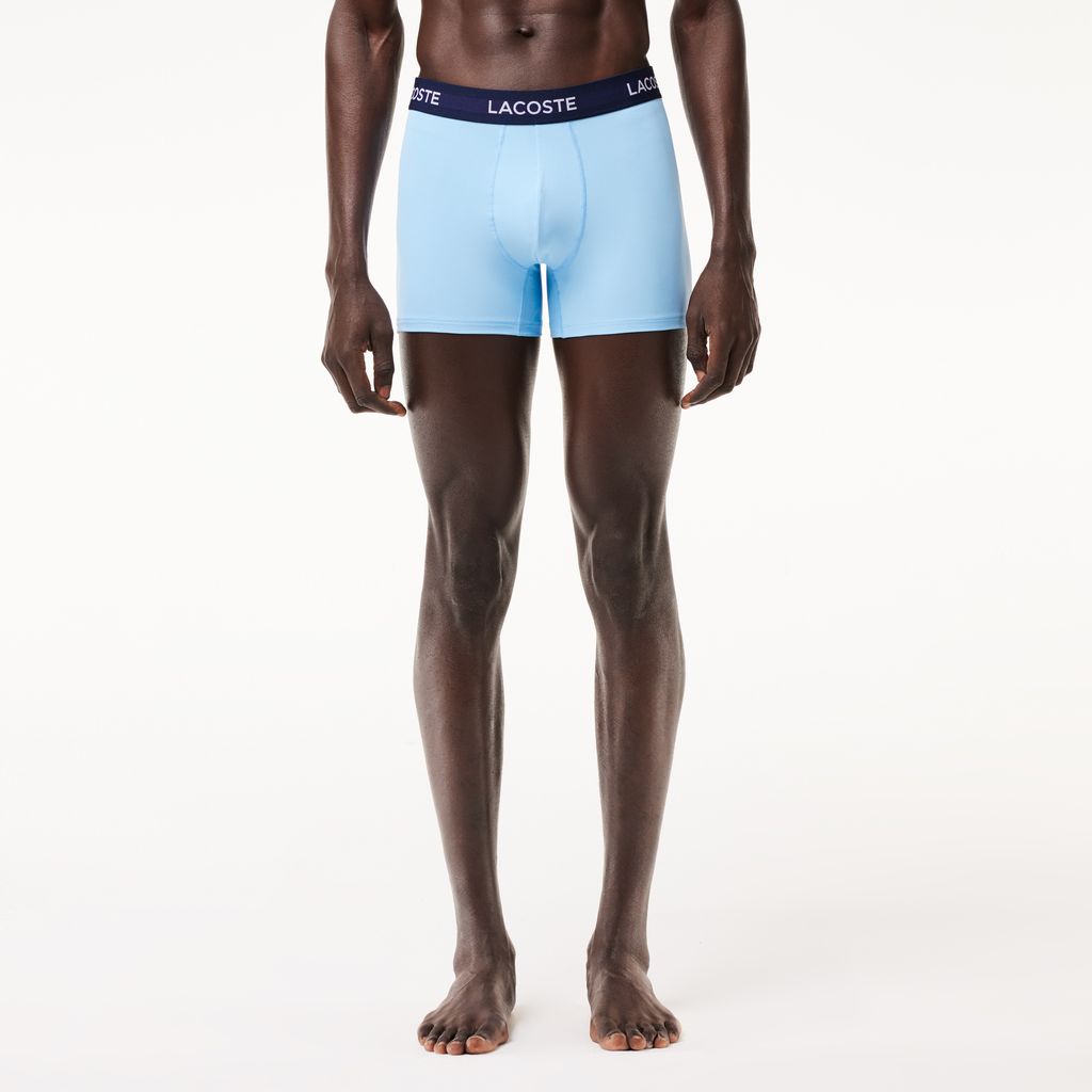 Bộ 3 Quần Lót Boxer Lacoste Nam Chất Liệu Microfiber