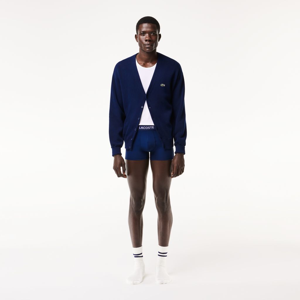 Bộ 3 Quần Lót Boxer Lacoste Nam Chất Liệu Microfiber