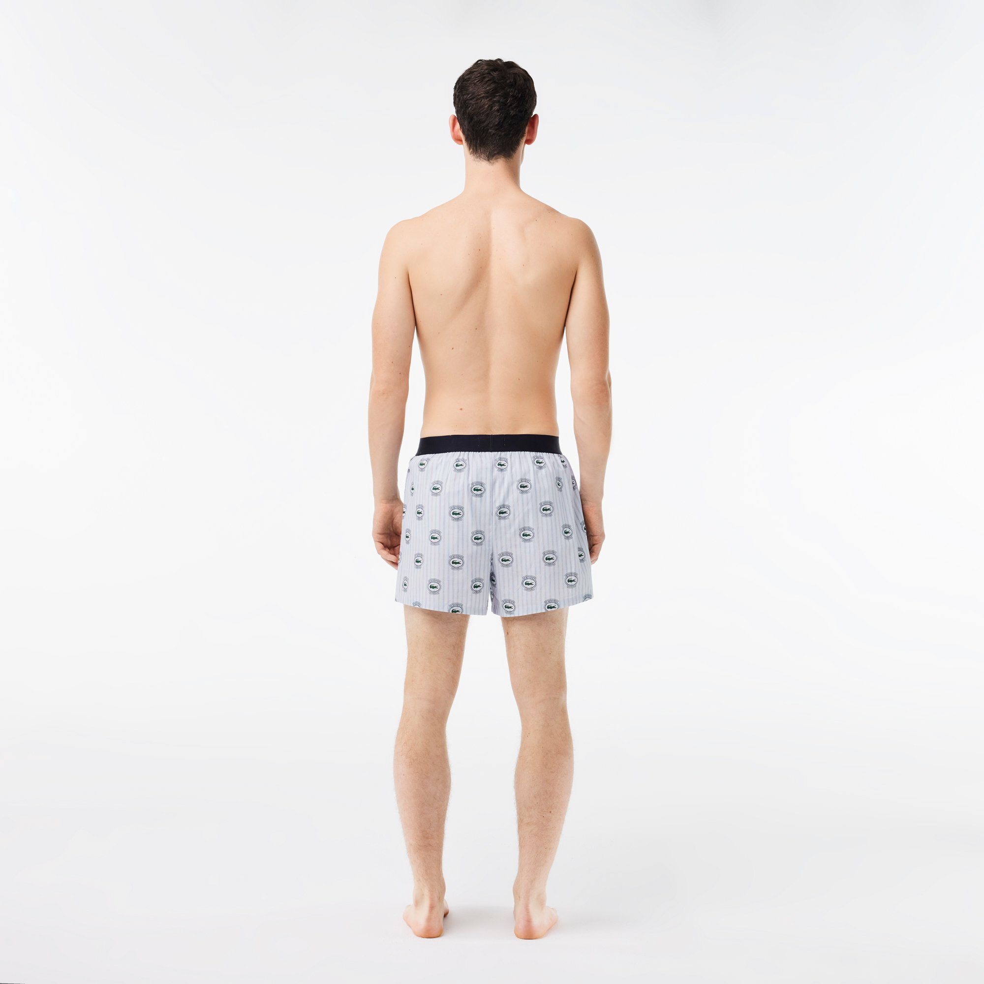 Bộ 3 Quần Lót Boxer Lacoste Nam Chất Liệu Cotton Poplin