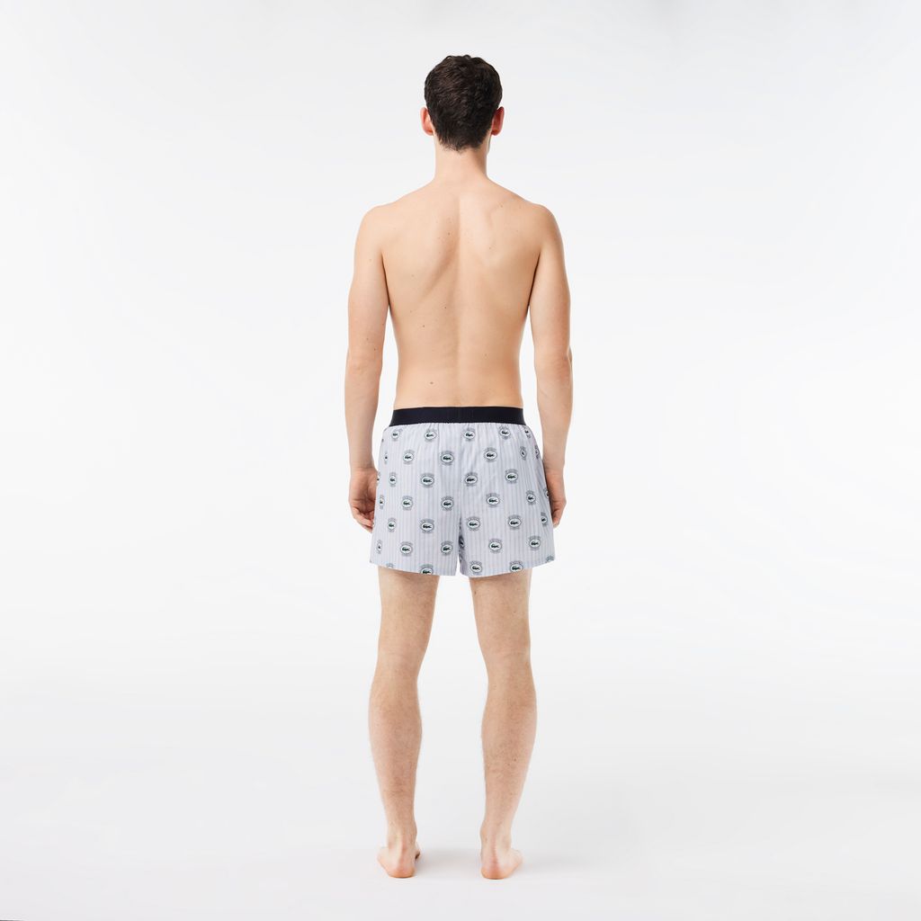 Bộ 3 Quần Lót Boxer Lacoste Nam Chất Liệu Cotton Poplin