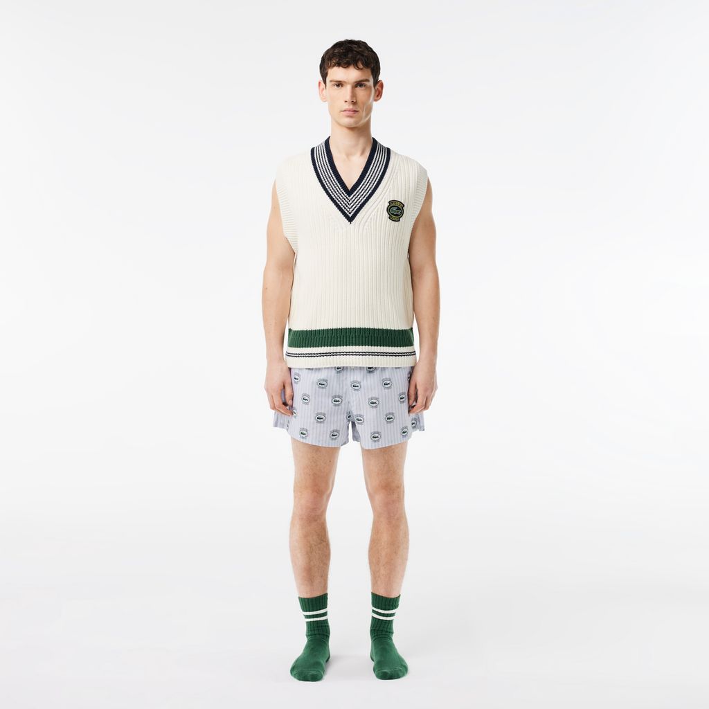 Bộ 3 Quần Lót Boxer Lacoste Nam Chất Liệu Cotton Poplin