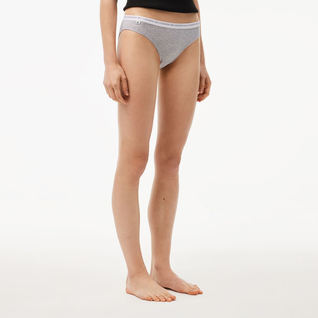 Bộ 3 Quần Lót Briefs Lacoste Nữ Chất Liệu Cotton Co Dãn