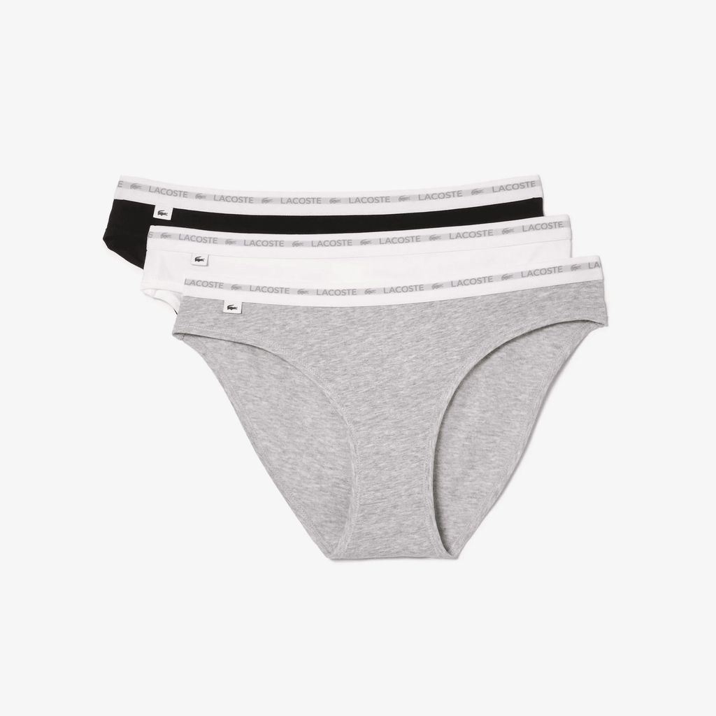 Bộ 3 Quần Lót Briefs Lacoste Nữ Chất Liệu Cotton Co Dãn