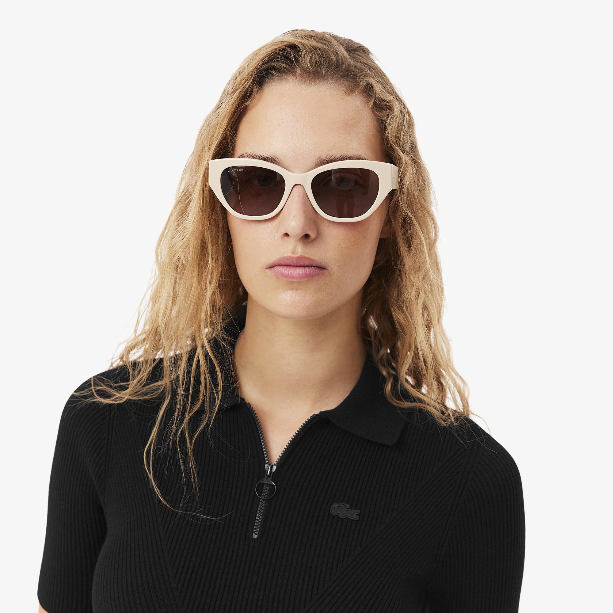 Áo Thun Lacoste Nữ Dệt Kim Gân 3D