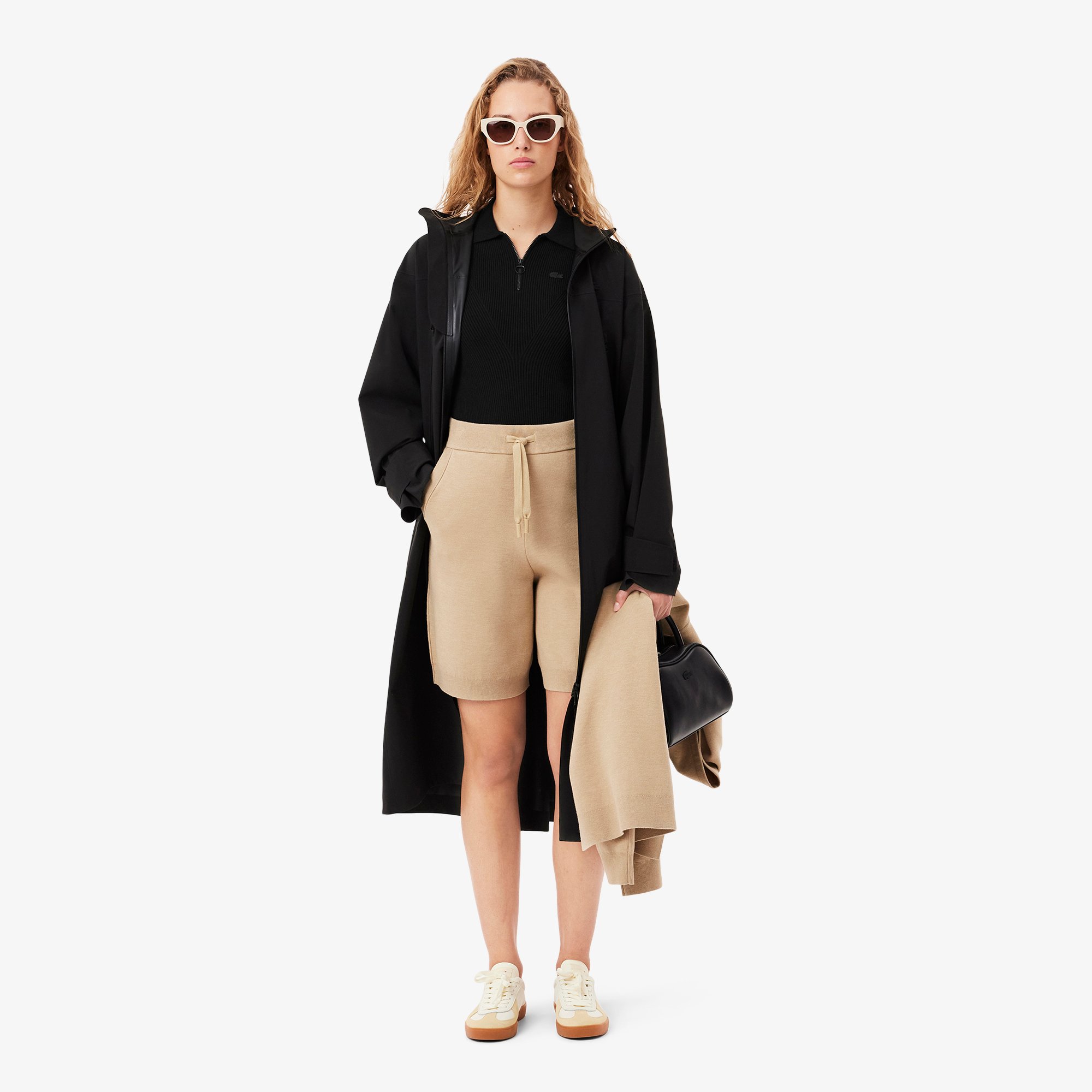 Áo Thun Lacoste Nữ Dệt Kim Gân 3D