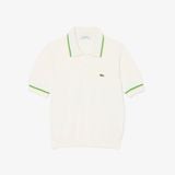 Áo Len Lacoste Nữ Dáng Ngắn Chất Liệu Cotton Co Giãn Công Nghệ Seamless 3D