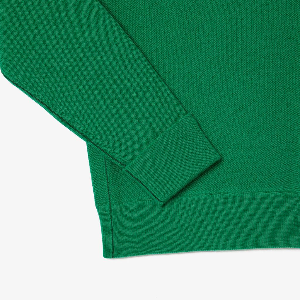 Áo Len Cardigan Lacoste Nữ Dáng Rộng Cổ Chữ V