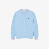 Áo Len Lacoste Nam Chất Liệu Cotton Crepe Nhẹ Hoạ Tiết Sọc