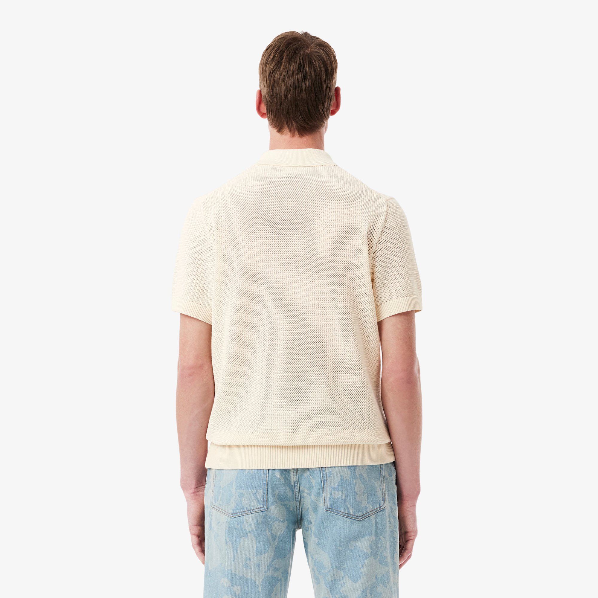 Áo Len Lacoste Nam Cổ Polo Sản Xuất Tại Pháp