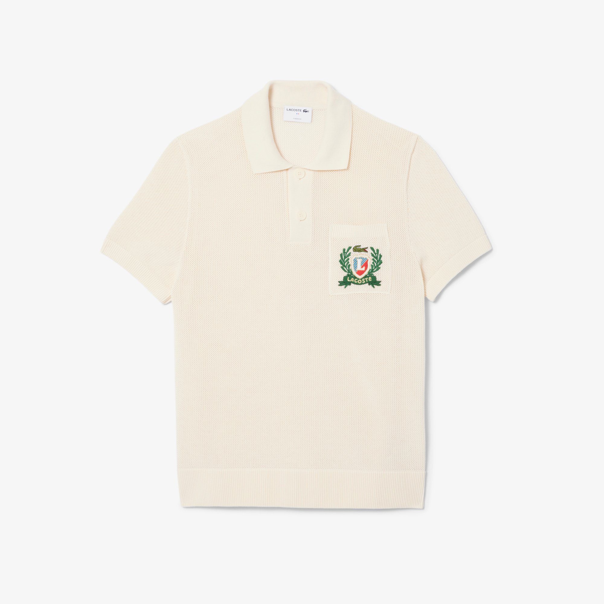 Áo Len Lacoste Nam Cổ Polo Sản Xuất Tại Pháp