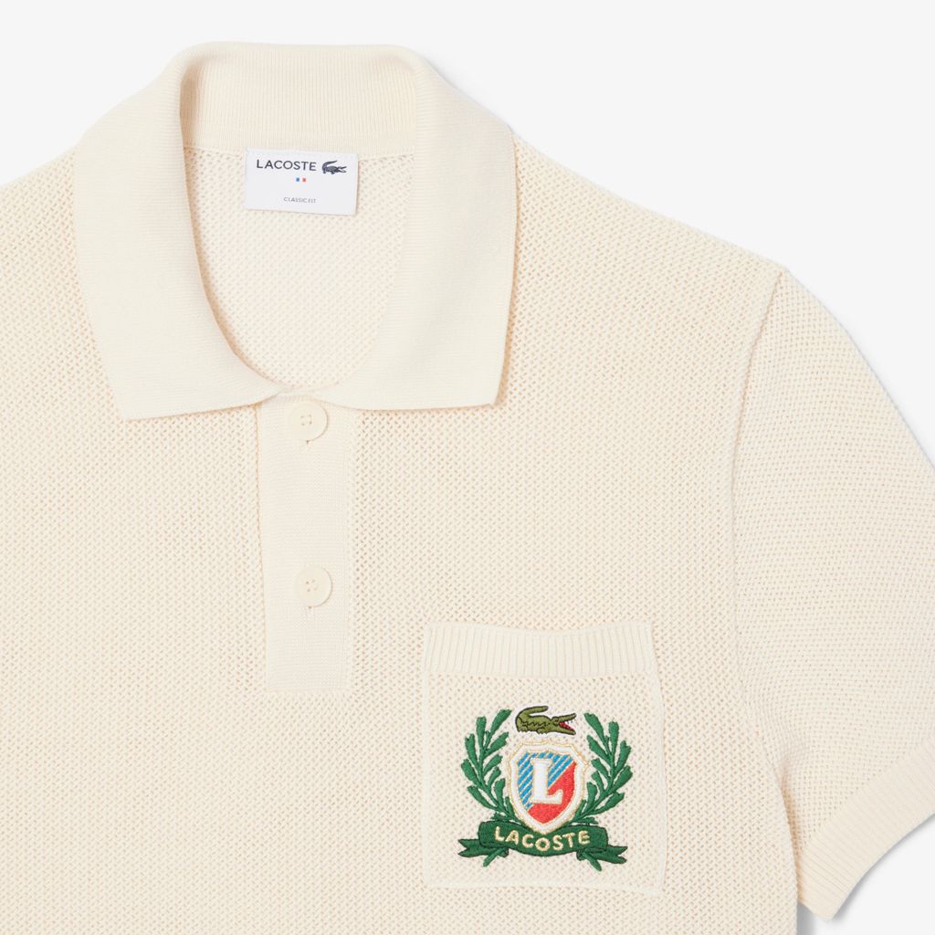 Áo Len Lacoste Nam Cổ Polo Sản Xuất Tại Pháp