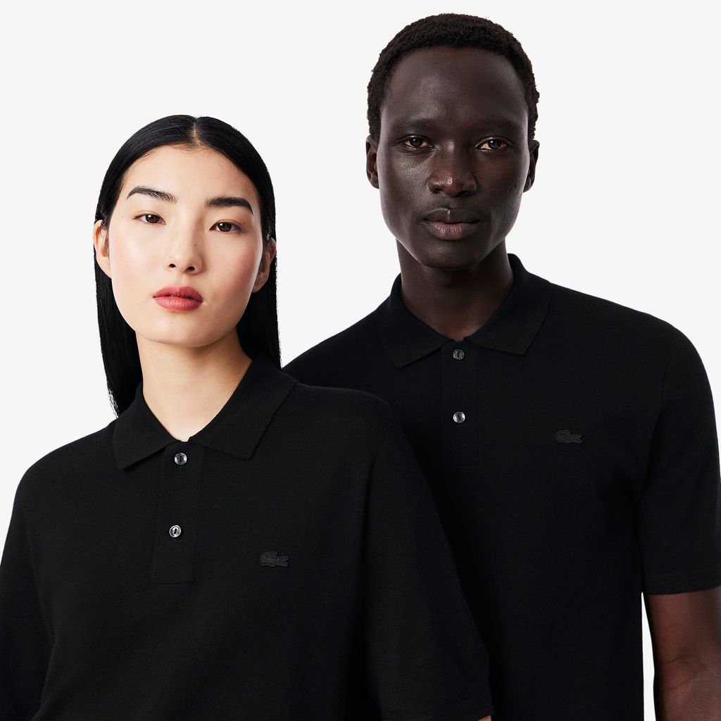 Áo Len Polo Lacoste Nam Ngắn Tay Chất Liệu lông Cừu Merino