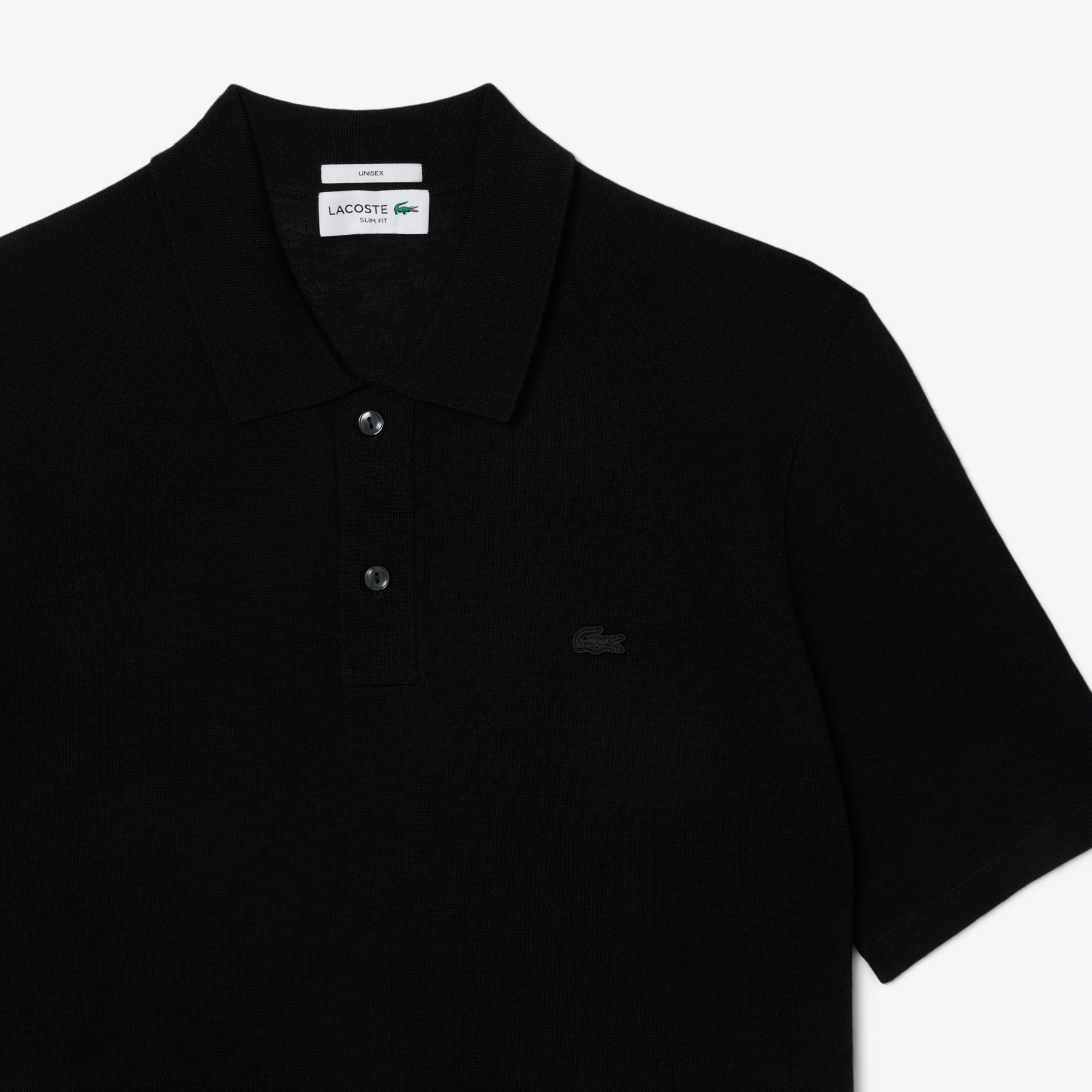 Áo Len Polo Lacoste Nam Ngắn Tay Chất Liệu lông Cừu Merino