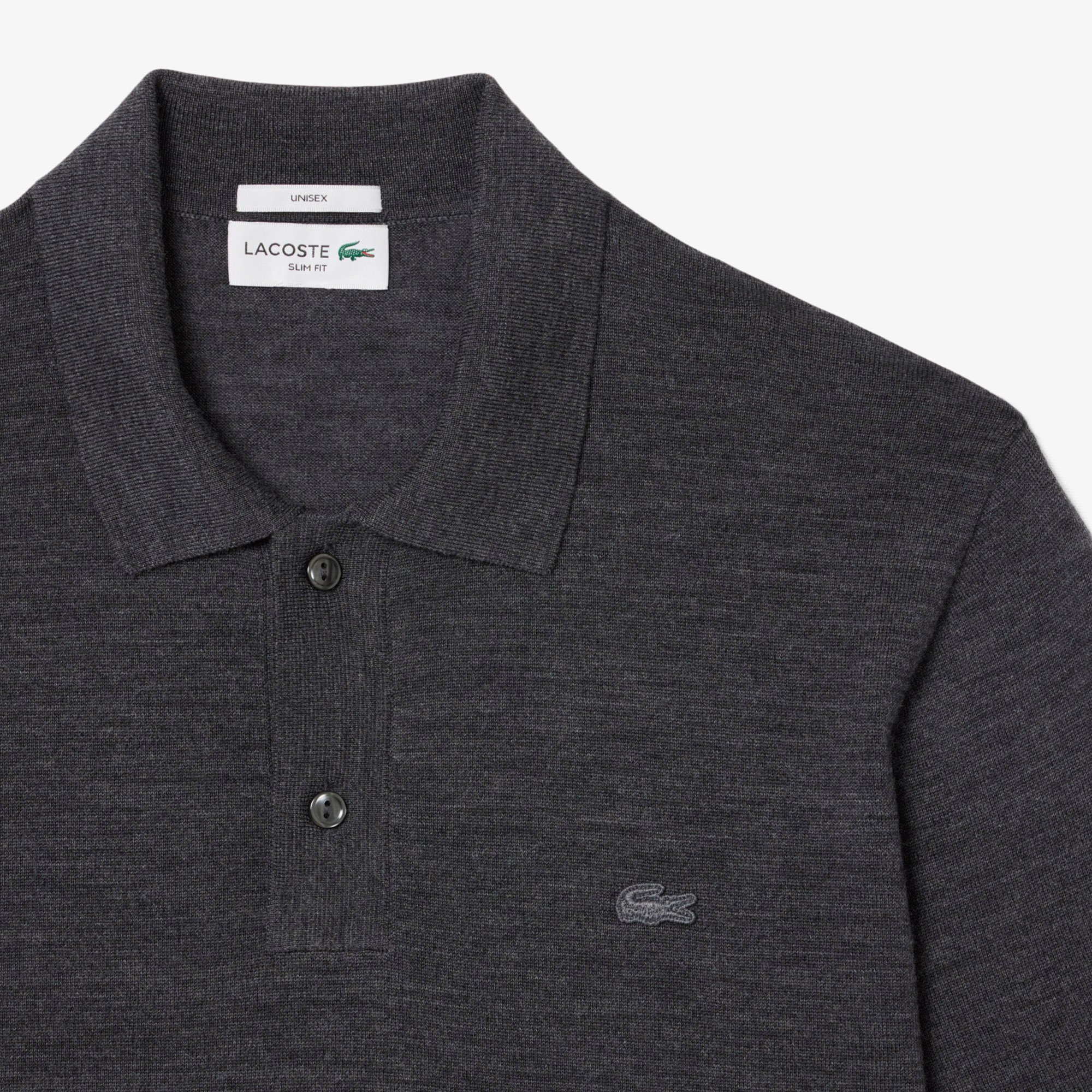 Áo Len Polo Lacoste Nam Ngắn Tay Chất Liệu lông Cừu Merino