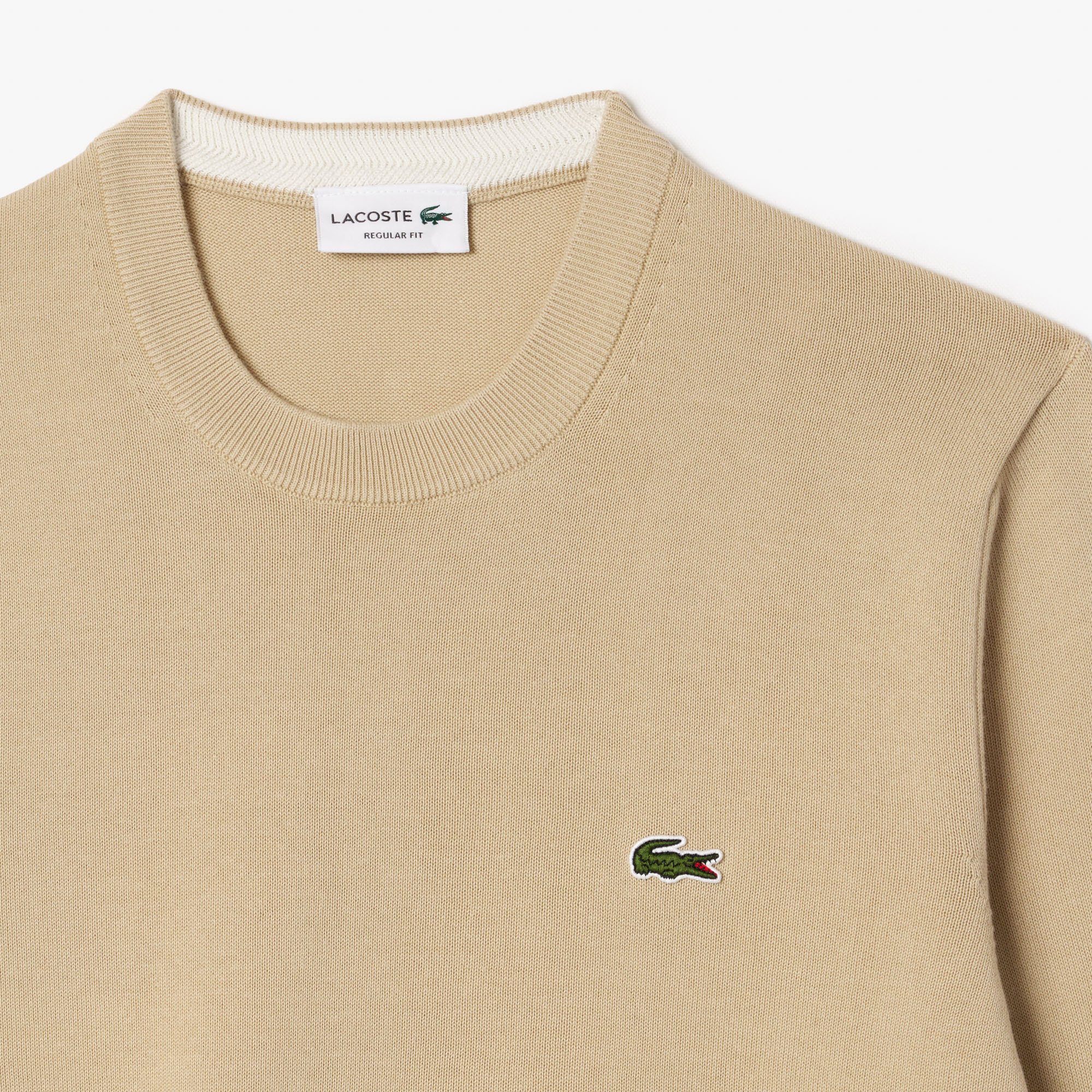 Áo Len Lacoste Nam Cổ Tròn Chất Liệu Cotton
