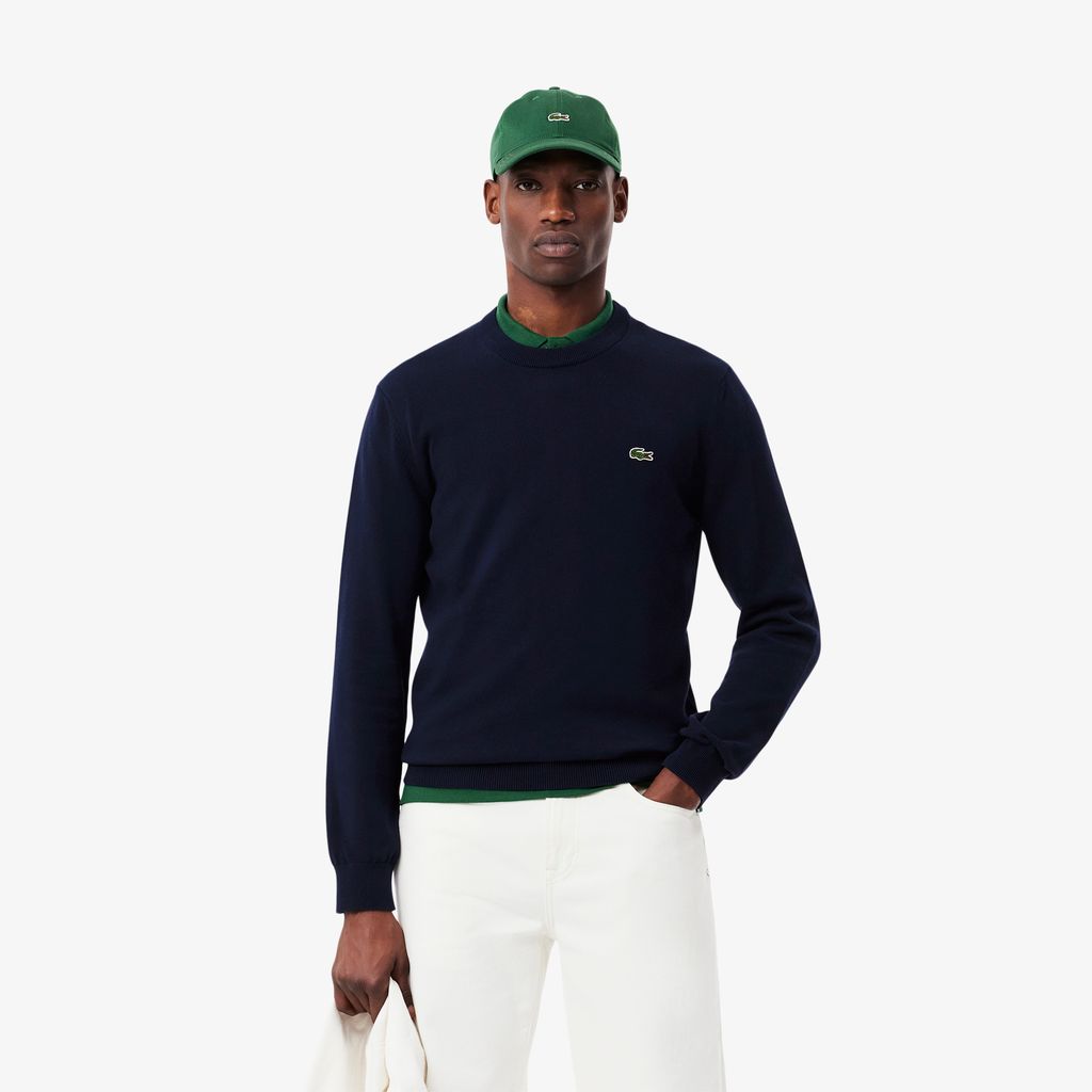 Áo Len Lacoste Nam Cổ Tròn Chất Liệu Cotton