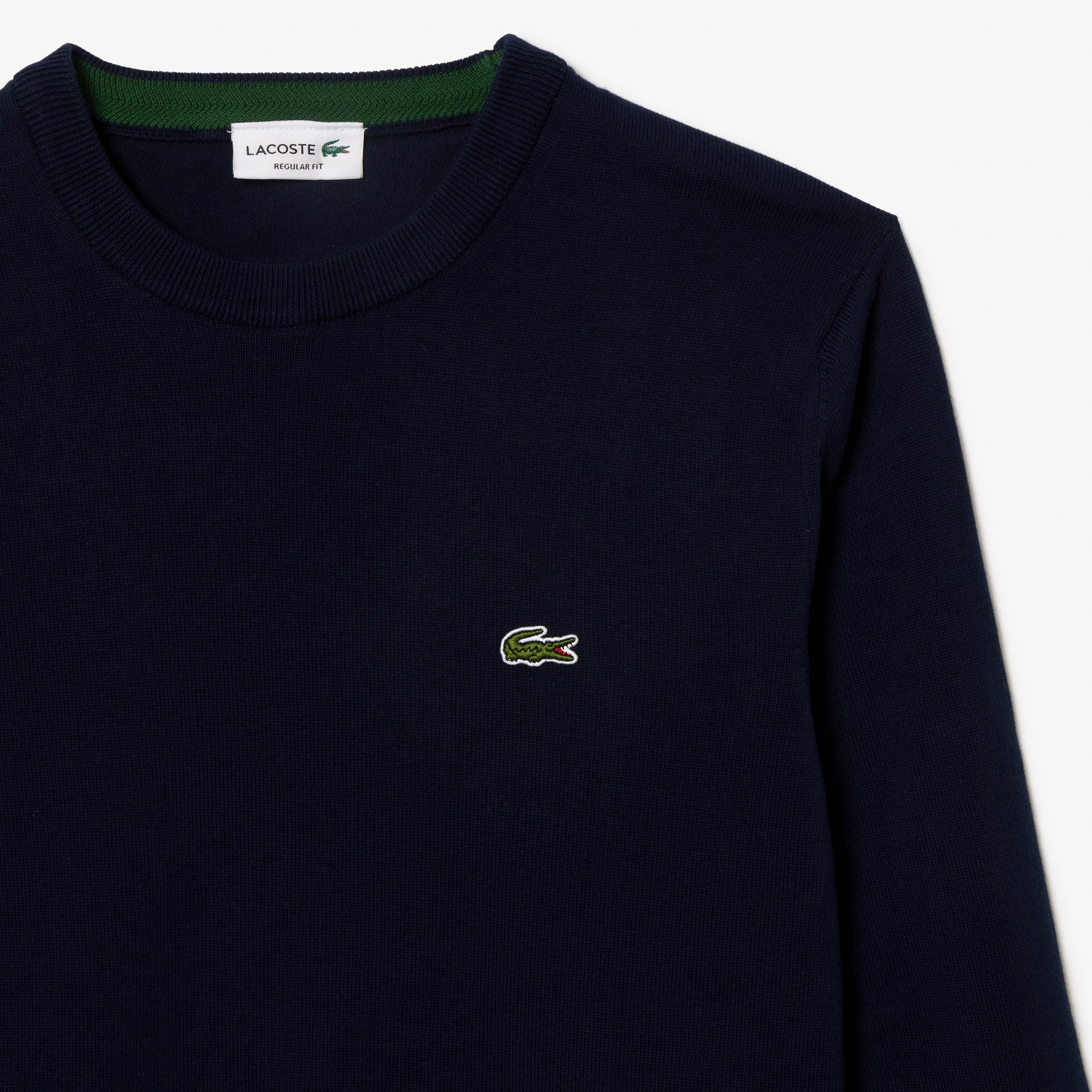 Áo Len Lacoste Nam Cổ Tròn Chất Liệu Cotton