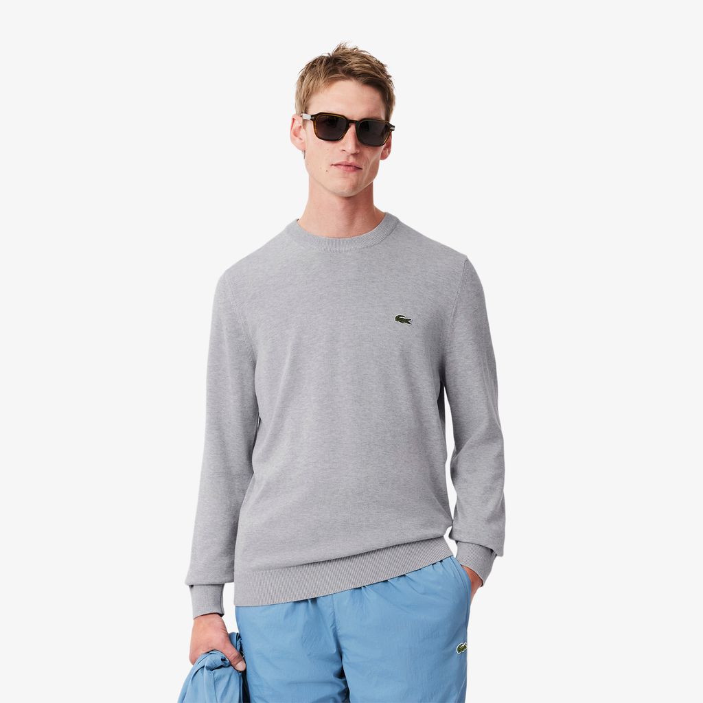 Áo Len Lacoste Nam Cổ Tròn Chất Liệu Cotton