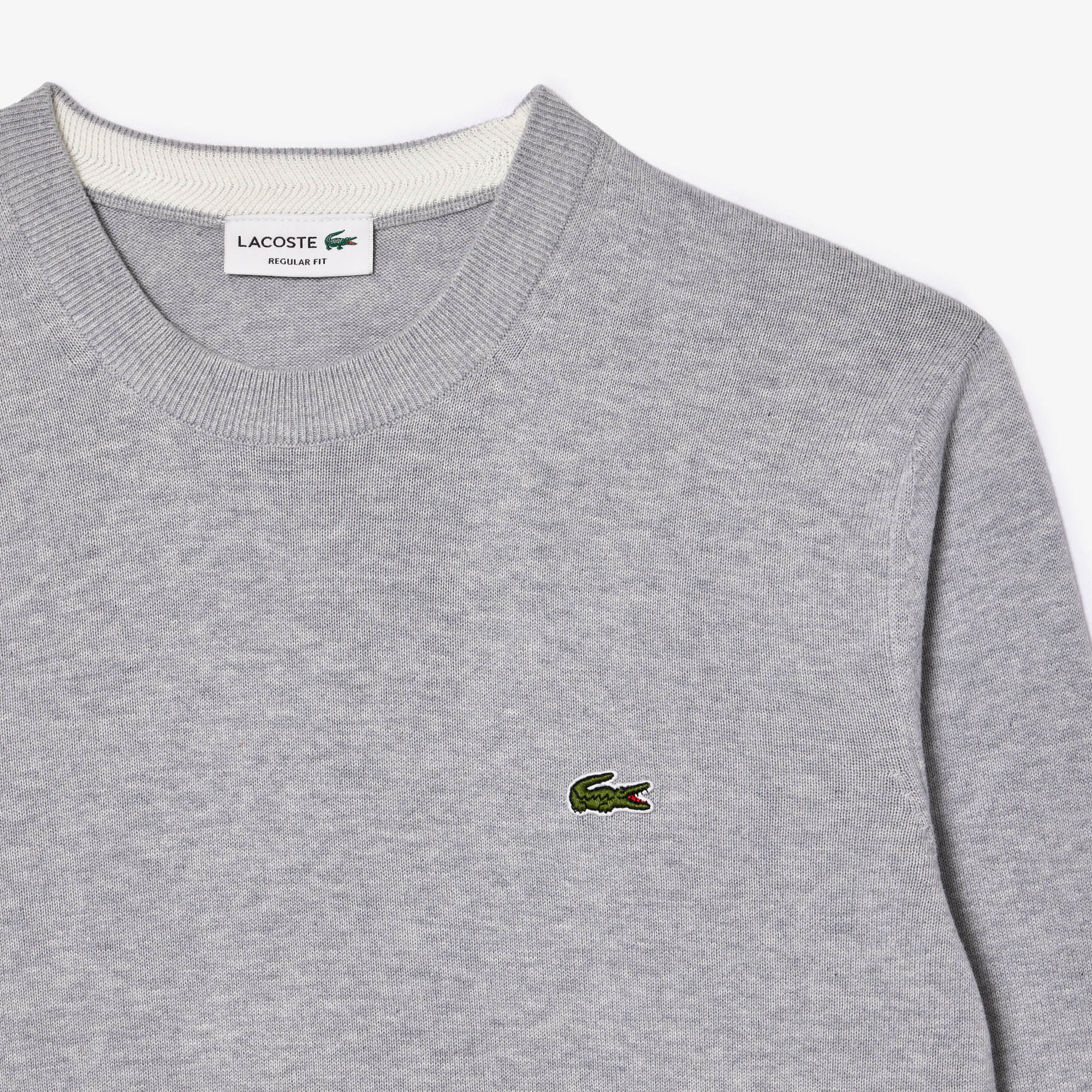 Áo Len Lacoste Nam Cổ Tròn Chất Liệu Cotton