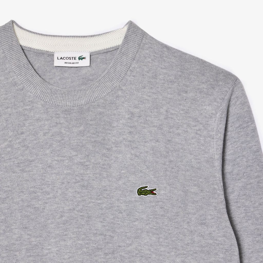 Áo Len Lacoste Nam Cổ Tròn Chất Liệu Cotton
