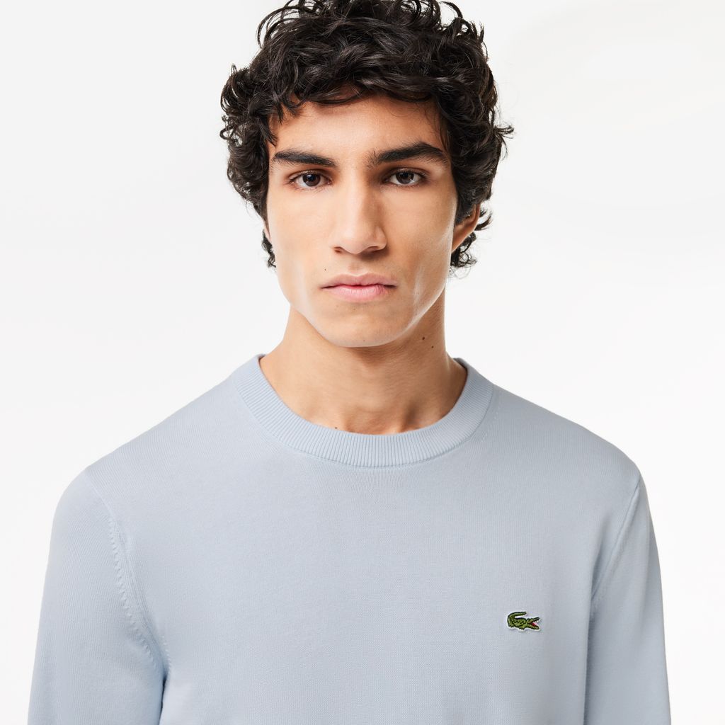 Áo Len Lacoste Nam Cổ Tròn Chất Liệu Cotton