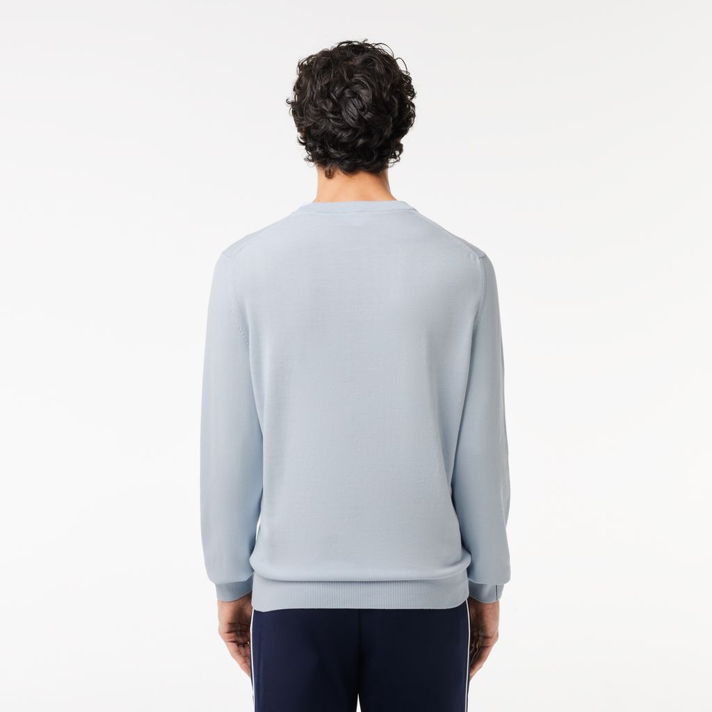 Áo Len Lacoste Nam Cổ Tròn Chất Liệu Cotton