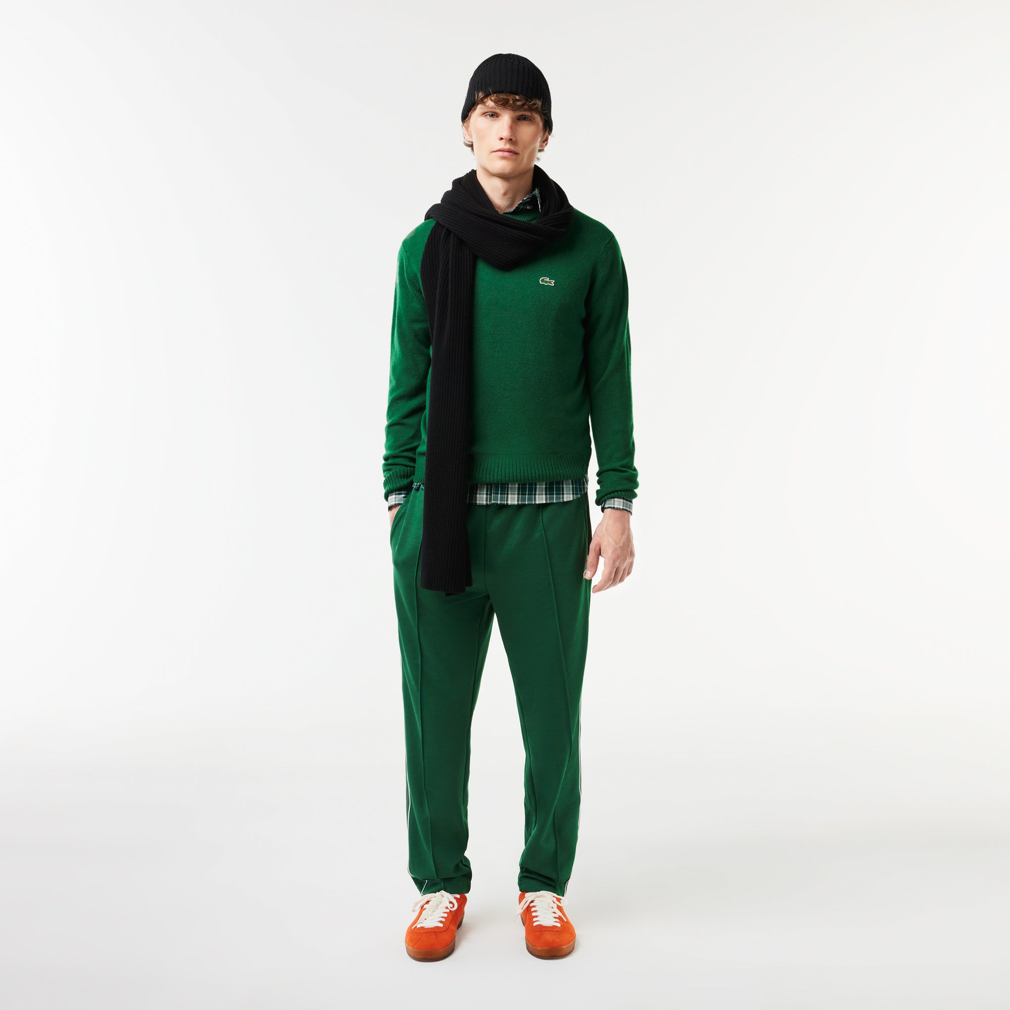 Áo Len Lacoste Nam Cổ Tròn