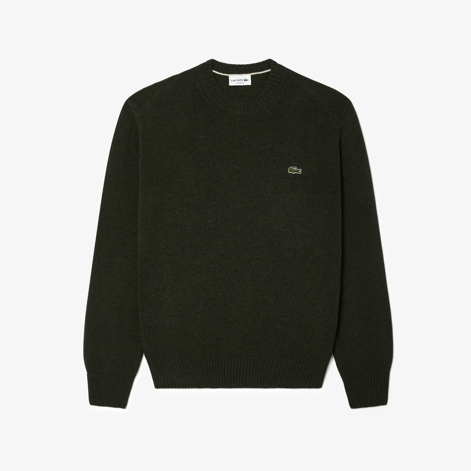 Áo Len Lacoste Nam Cổ Tròn Chất Liệu Len Chải