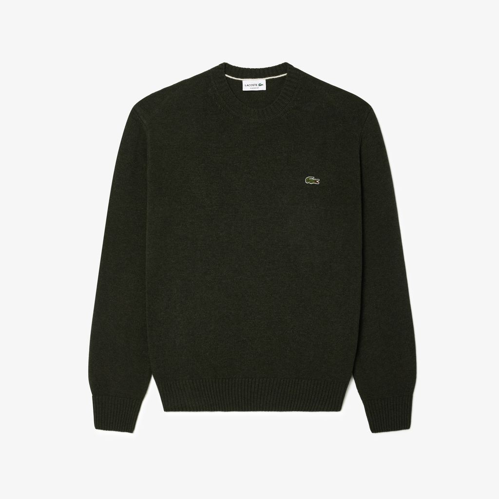 Áo Len Lacoste Nam Cổ Tròn Chất Liệu Len Chải