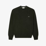 Áo Len Lacoste Nam Cổ Tròn Chất Liệu Len Chải