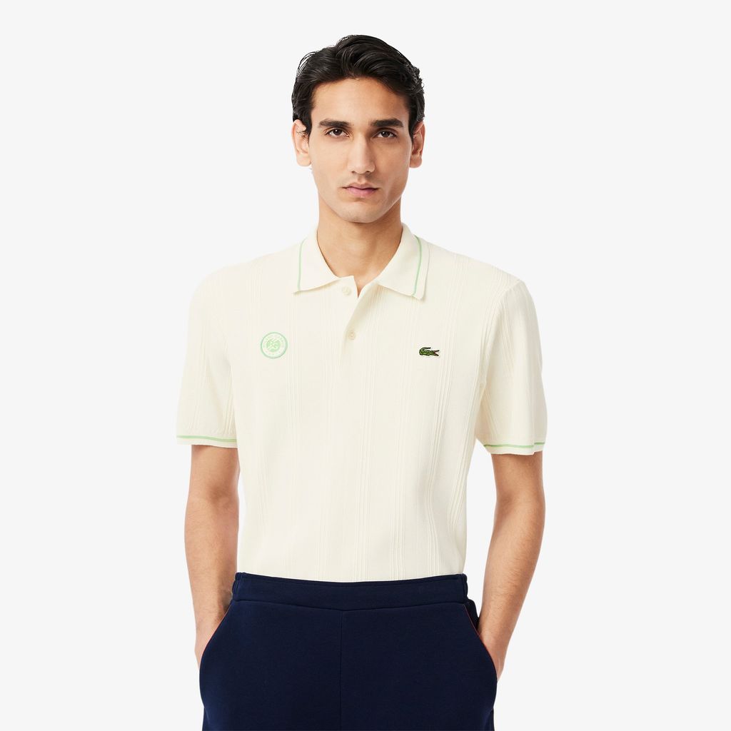Áo Len Lacoste Nam Dáng Suông Phiên Bản Roland-Garros