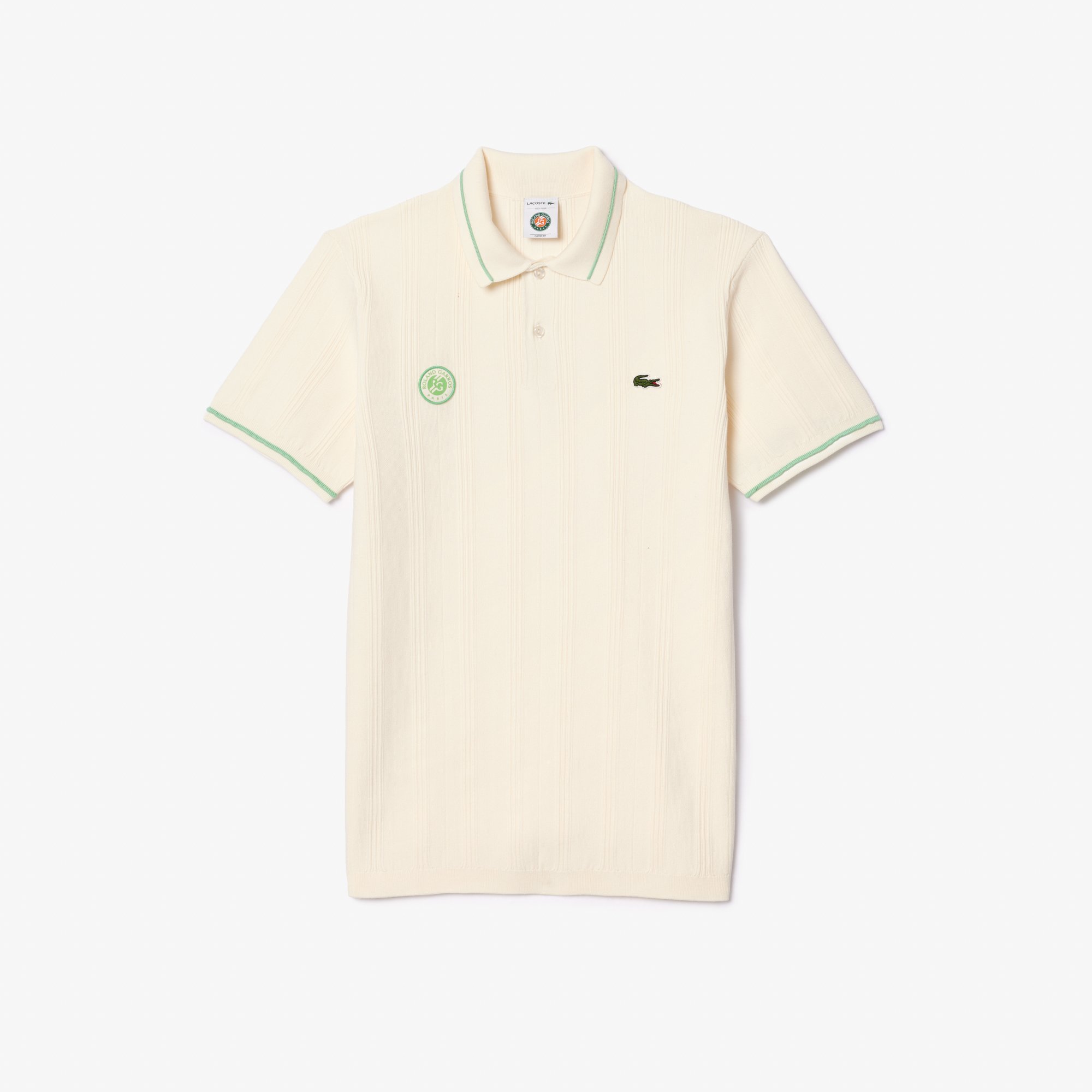 Áo Len Lacoste Nam Dáng Suông Phiên Bản Roland-Garros