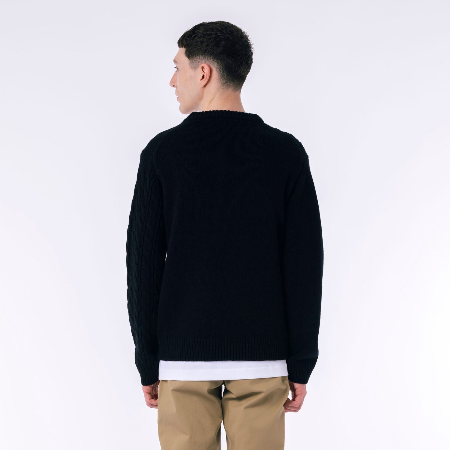 Áo Len Cardigan Lacoste Nam Cổ Chữ V Bất Đối Xứng