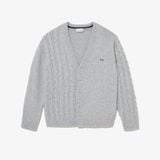 Áo Len Cardigan Lacoste Nam Cổ Chữ V Bất Đối Xứng