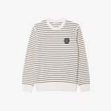 Áo Len Lacoste Nam Sọc Chất Liệu Cotton Có Huy Hiệu Lacoste