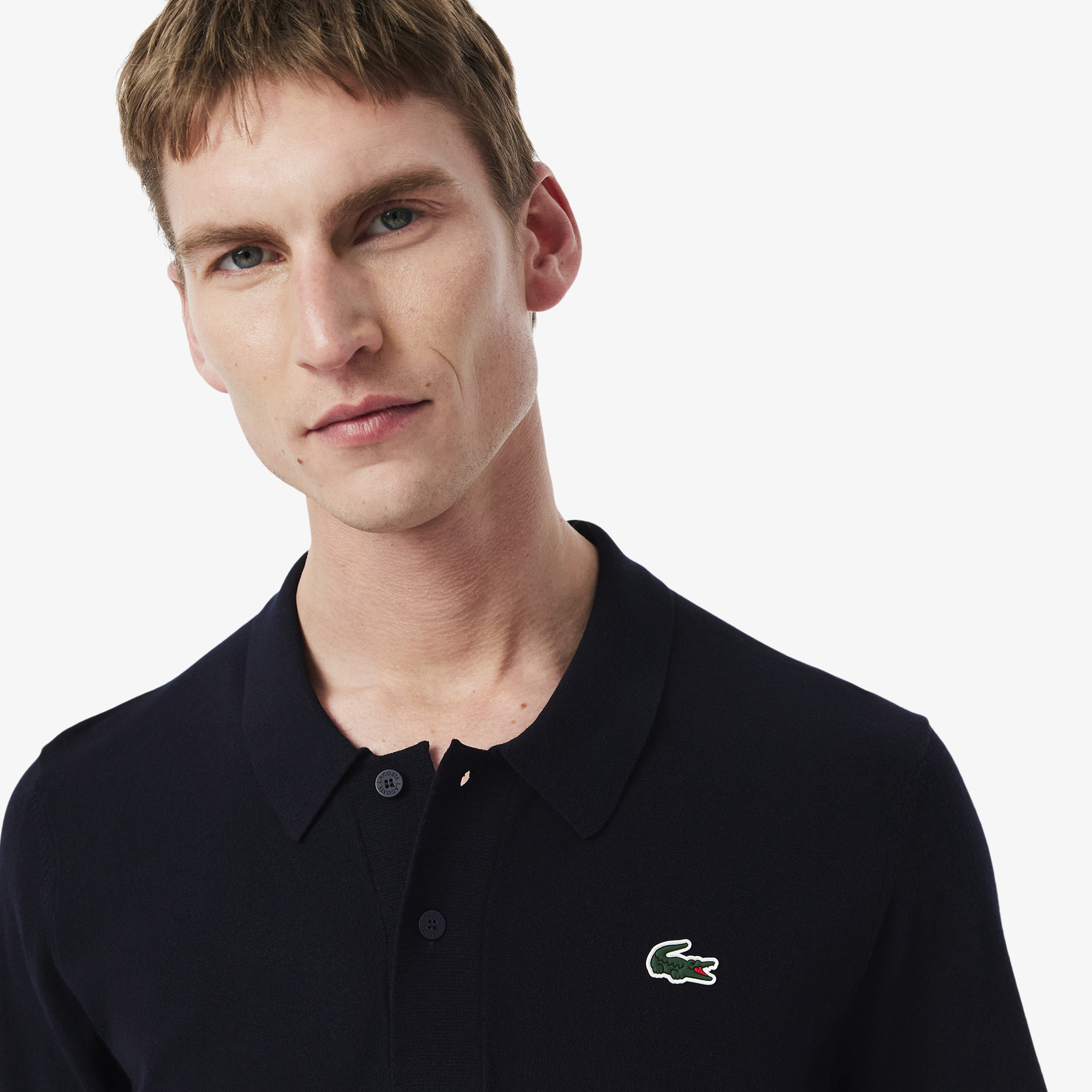 Áo Len Golf Lacoste Nam Cổ Polo Tay Ngắn