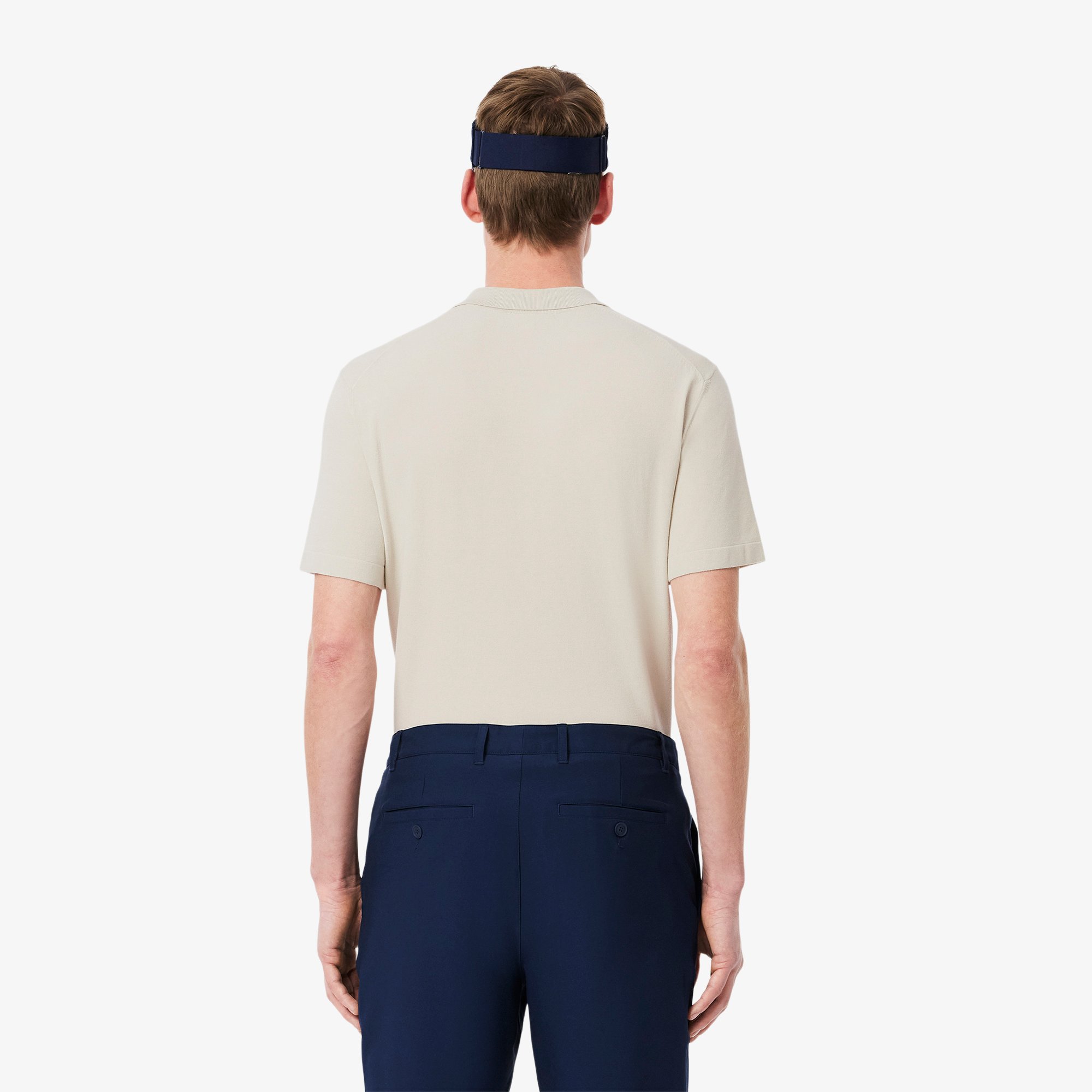Áo Len Golf Lacoste Nam Cổ Polo Tay Ngắn