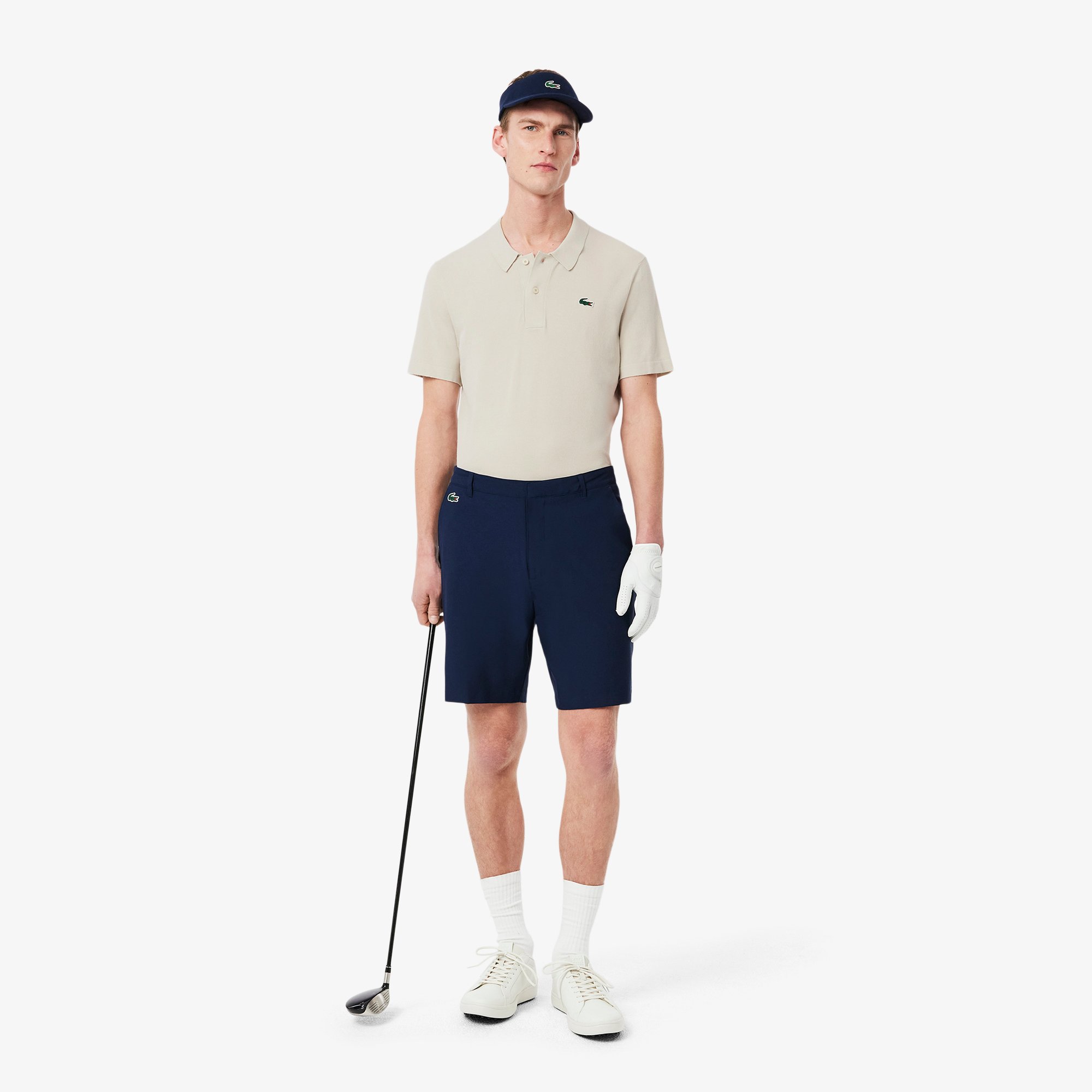 Áo Len Golf Lacoste Nam Cổ Polo Tay Ngắn