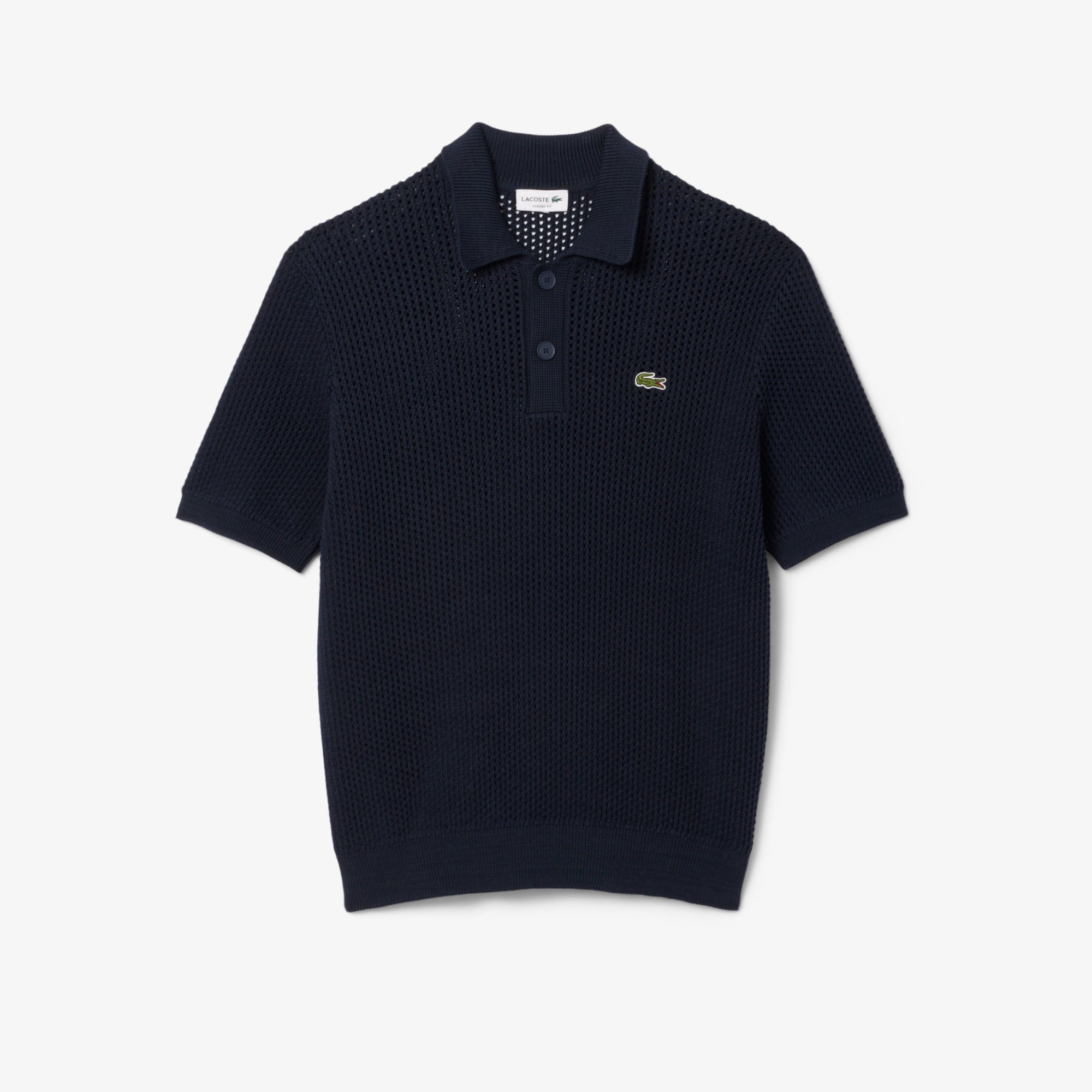 Áo Len Polo Lacoste Tay Ngắn Chất Liệu Cotton Dày