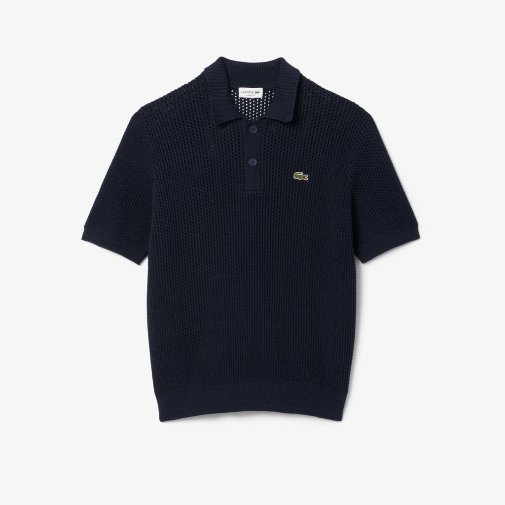 Áo Len Polo Lacoste Tay Ngắn Chất Liệu Cotton Dày