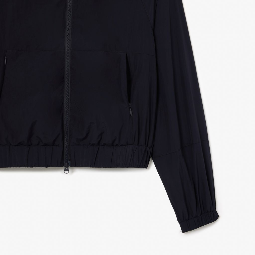 Áo Khoác Thể Thao Lacoste Nữ Dáng Rộng Chất Liệu Nylon