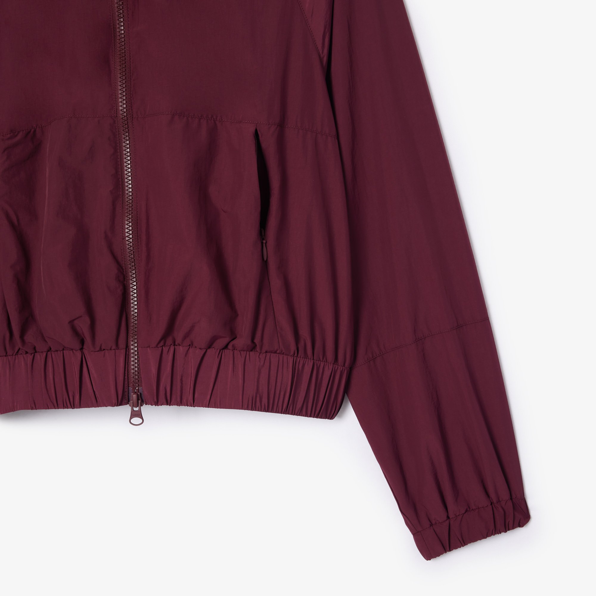 Áo Khoác Thể Thao Lacoste Nữ Dáng Rộng Chất Liệu Nylon