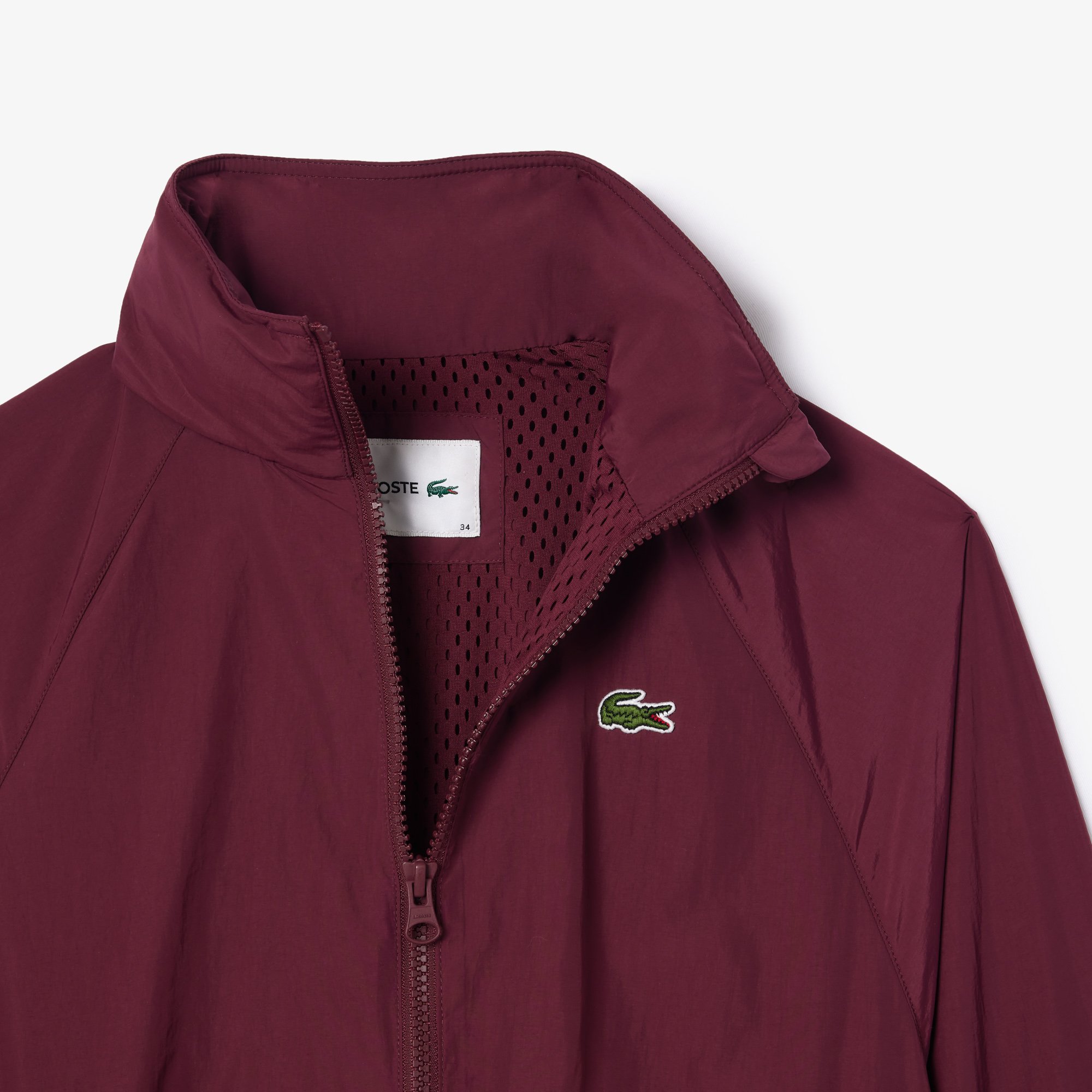 Áo Khoác Thể Thao Lacoste Nữ Dáng Rộng Chất Liệu Nylon