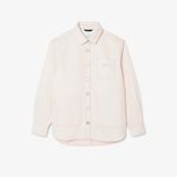 Áo Khoác Lacoste Nữ Dáng Rộng Chất Liệu Denim